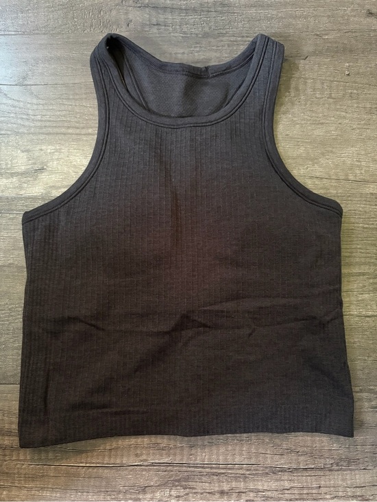 lululemon athletica Tops - Lululemon Ebb to Street Cropped Racerback Tank Top Black